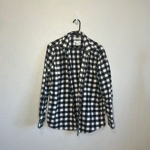 Amazon Essentials Size Medium Checkered Pattern Button Down Shirt